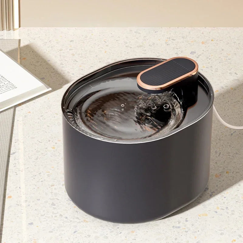 3L Automatic Pet Cat Water Fountain - USB Electric Mute Drinking Dispenser with Filter for Dogs and Cats