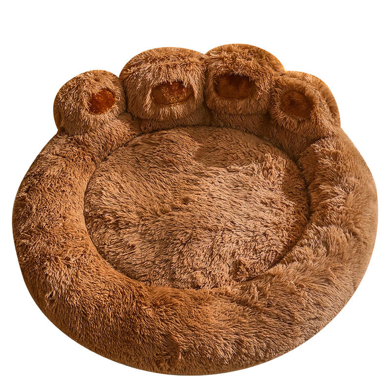 Cozy Fleece-Lined Dog Bed for Medium to Large Breeds - Perfect for Corgis and Golden Retrievers!