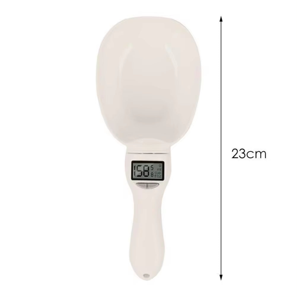 Digital Pet Food Scale & Measuring Spoon for Dogs and Cats - Accurate Weight & Volume Measurement