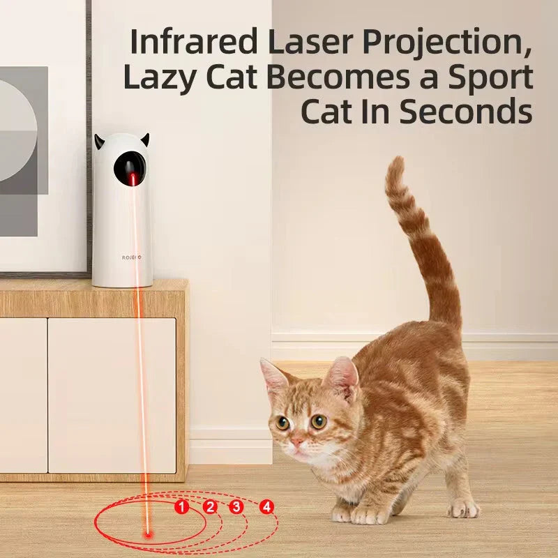 Automatisches Katzenspielzeug โ Interaktiver Smart LED Laser