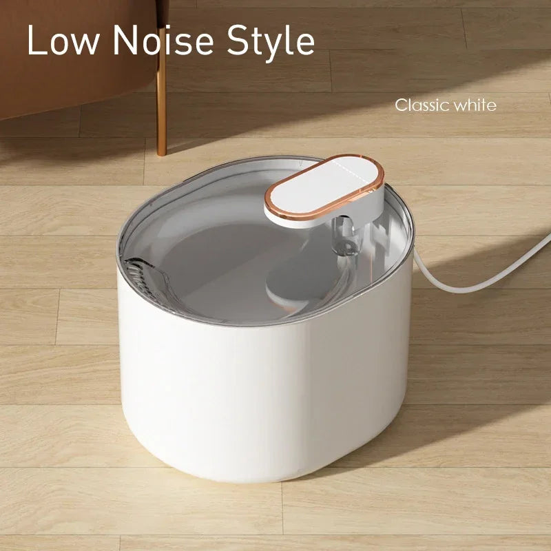 3L Automatic Pet Cat Water Fountain - USB Electric Mute Drinking Dispenser with Filter for Dogs and Cats