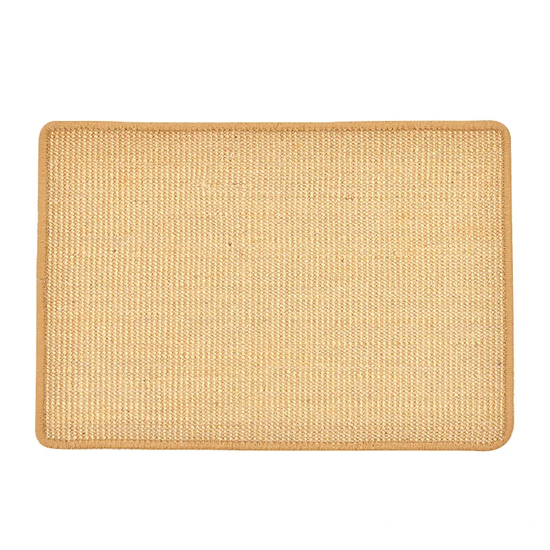 Premium Sisal Cat Scratcher Mat - Protect Your Furniture & Keep Your Cat's Nails Sharp!