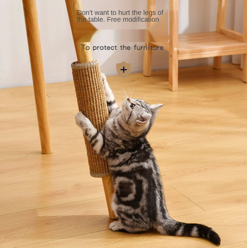 Premium Sisal Cat Scratcher Mat - Protect Your Furniture & Keep Your Cat's Nails Sharp!