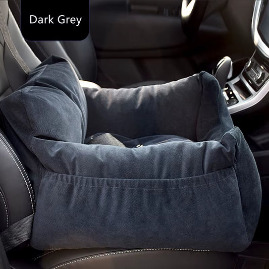 Premium Pet Car Seat Cover for Dogs & Cats - Travel Bed for Small to Medium Pets - Front & Back Seat Protector & Carrier