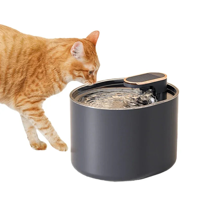 3L Automatic Pet Cat Water Fountain - USB Electric Mute Drinking Dispenser with Filter for Dogs and Cats
