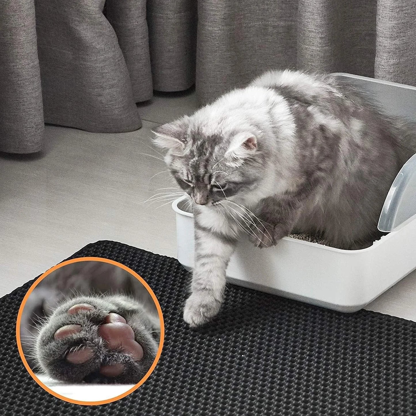 Katzenstreu-Auffangmatte