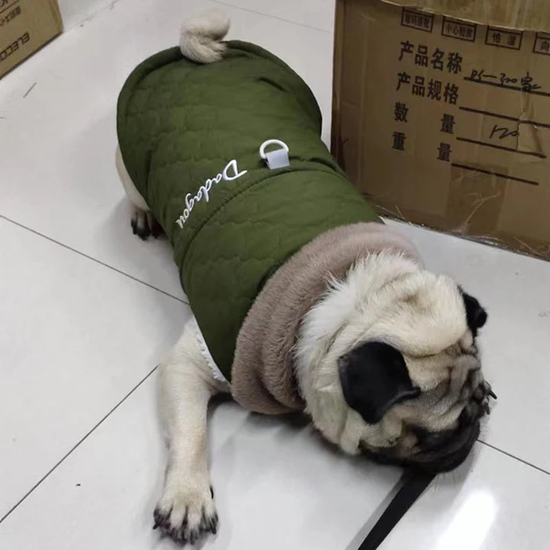 Cozy Waterproof Dog Coat - Perfect Vest for Small to Medium Breeds, Ideal for Chihuahuas, French Bulldogs, and Pugs!