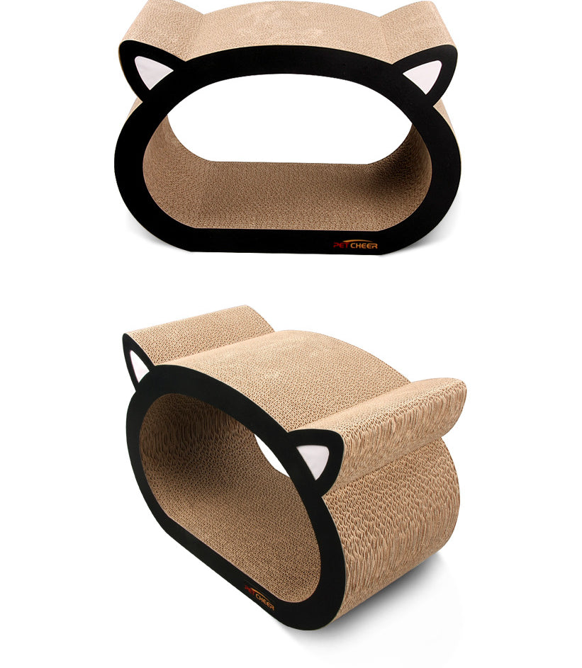 Ultimate Cat Head Scratch Board - Fun & Functional Cat Toy!