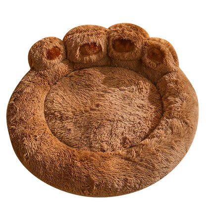 Cozy Fleece-Lined Dog Bed for Medium to Large Breeds - Perfect for Corgis and Golden Retrievers!