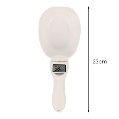 Digital Pet Food Scale & Measuring Spoon for Dogs and Cats - Accurate Weight & Volume Measurement