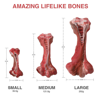 Indestructible Bone-Shaped Dog Toys for Aggressive Chewers - Perfect for Large Dogs & Teeth Cleaning Fun!
