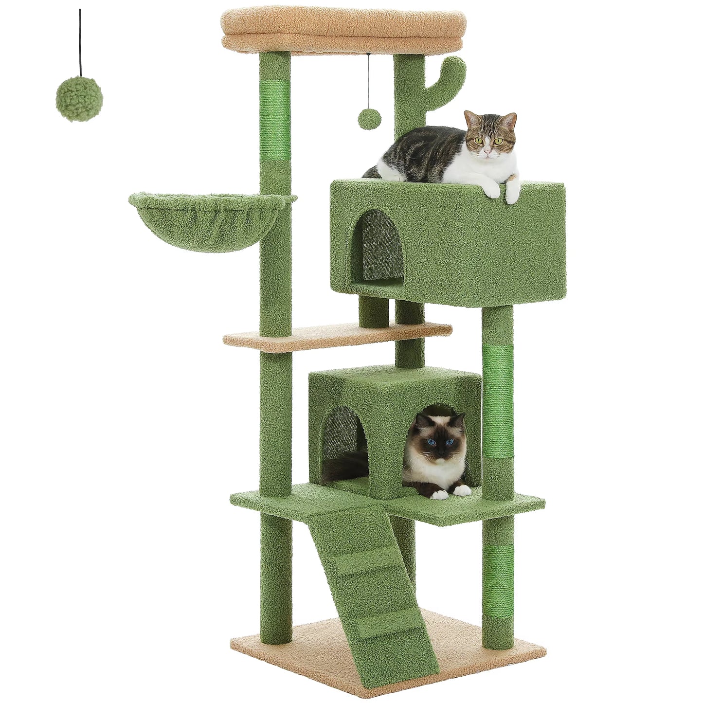 Elevate Your Cat's Playtime: Premium Multi-Level Luxury Cat Tree with Cozy Condos, Perches, and Scratching Post