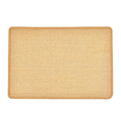 Premium Sisal Cat Scratcher Mat - Protect Your Furniture & Keep Your Cat's Nails Sharp!