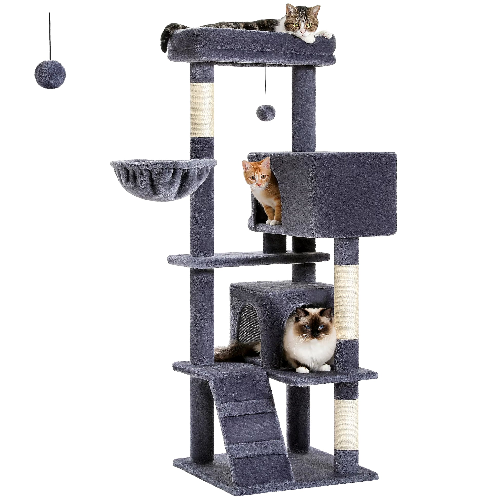 Elevate Your Cat's Playtime: Premium Multi-Level Luxury Cat Tree with Cozy Condos, Perches, and Scratching Post