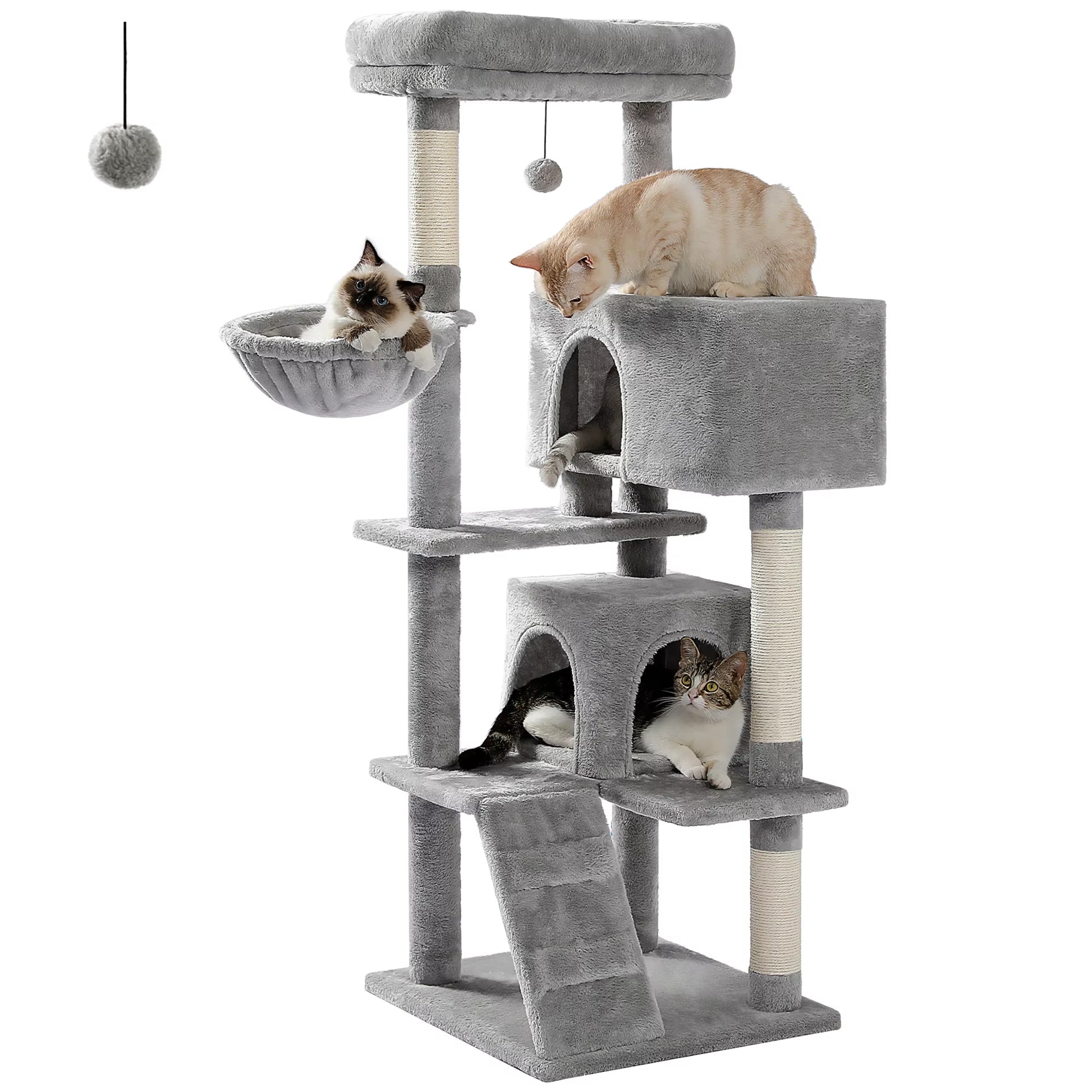 Elevate Your Cat's Playtime: Premium Multi-Level Luxury Cat Tree with Cozy Condos, Perches, and Scratching Post