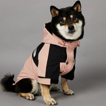 Stylish Waterproof Dog Raincoat - Windbreaker Hoodie for Small & Large Dogs, Perfect for French Bulldogs & Chihuahuas